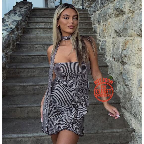 RARE!!! ZARA BLOGGER FAVE!!! Strapless Short Dress NWT - Picture 5 of 16